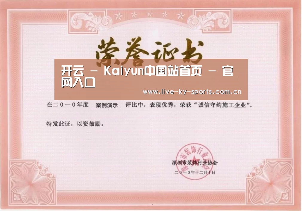 荣誉证书二